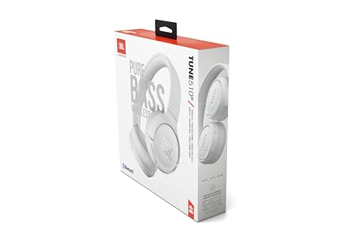 JBL TUNE 510BT – Casque supra-auriculaire sans fil – Equipé de la technologie Bluetooth – Connection multi-points – Léger, confortable et pliable – Jusqu’à 40 hrs d’écoute – Noir