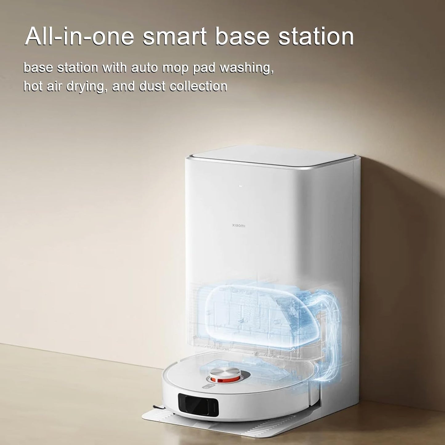 Xiaomi Robot Vacuum X20 Pro Robot aspirateur avec fonction d'essuyage et station tout-en-un (puissance d'aspiration 7000 Pa ; durée de vie de la batterie 160 min, automatique, auto-nettoyage,