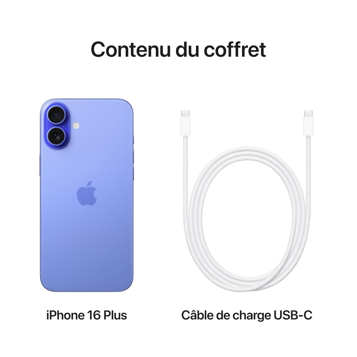 Apple iPhone 16 Plus (128 Go) - Outremer