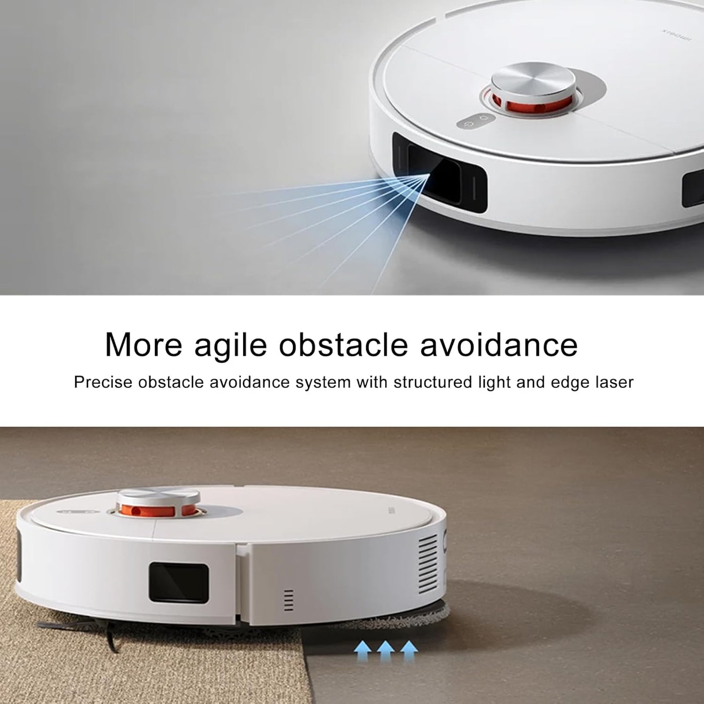 Xiaomi Robot Vacuum X20 Pro Robot aspirateur avec fonction d'essuyage et station tout-en-un (puissance d'aspiration 7000 Pa ; durée de vie de la batterie 160 min, automatique, auto-nettoyage,