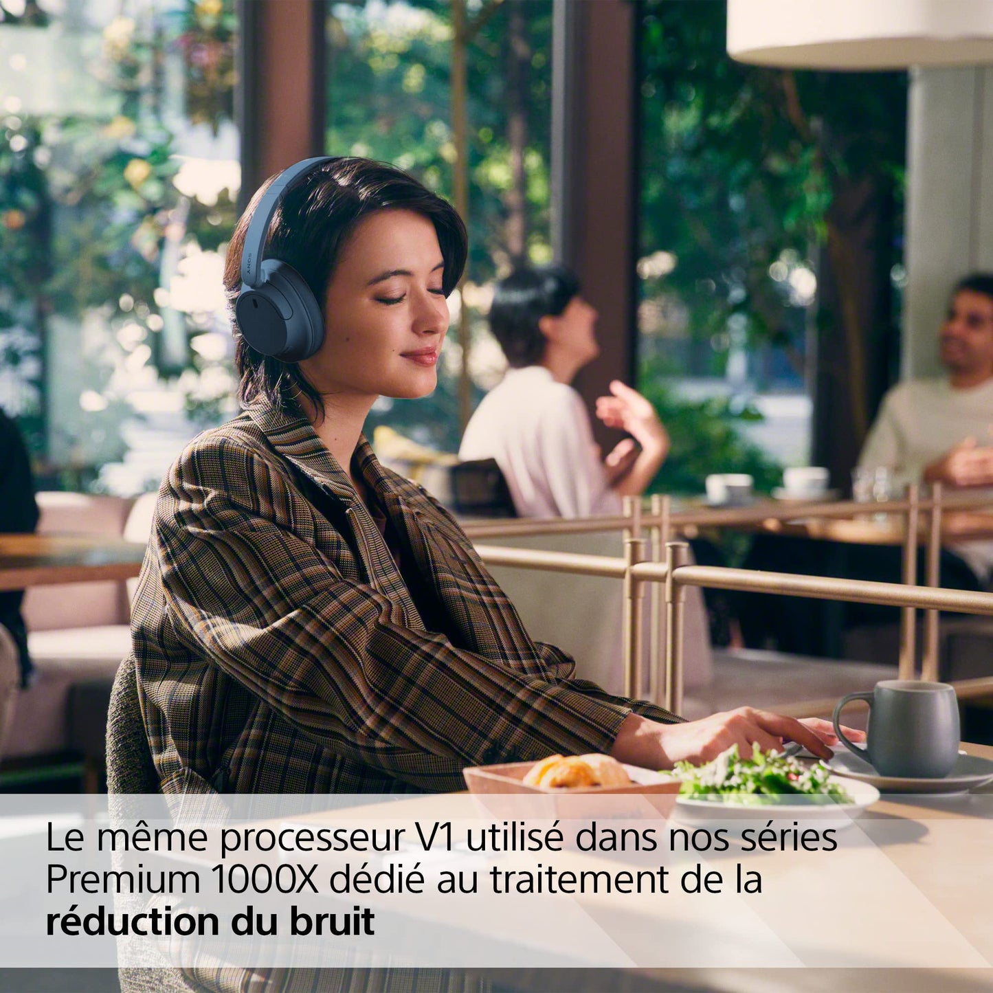 Sony WH-CH720N - Casque Bluetooth sans Fil à réduction de Bruit - Micro intégré - jusqu'à 35 Heures d'autonomie et Charge Rapide - Noir
