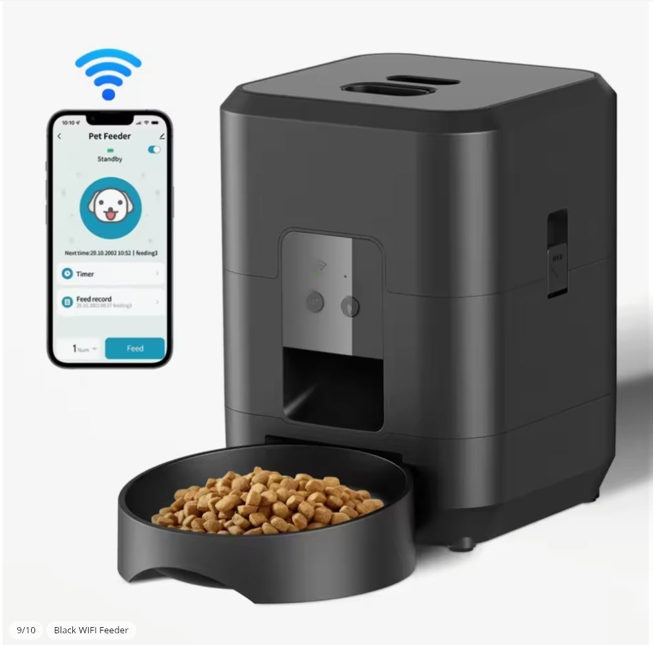 Mangeoire intelligente pour animaux de compagnie mangeoire automatique pour chat Machine de nourriture lente pour chien avec distributeur automatique de nourriture pour chat quantitatif chronométré bol pour chien et chat
