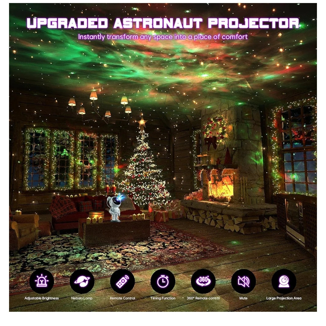 Astronaute projecteur galaxy